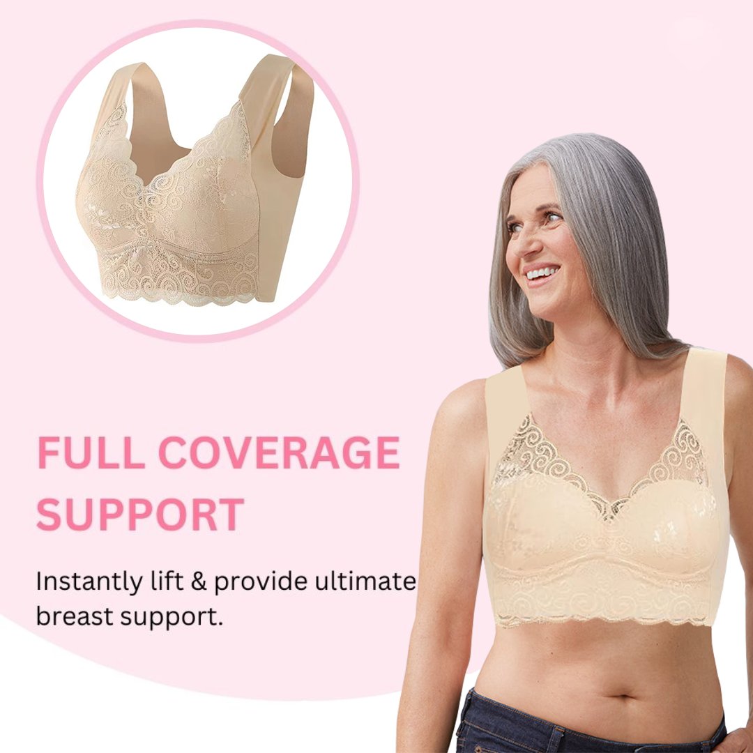 🔥Dernier jour : 2 soutiens-gorge achetés, le 3ème offert !😍 - Soutien-gorge sans coutures, sans armatures, push-up en dentelle